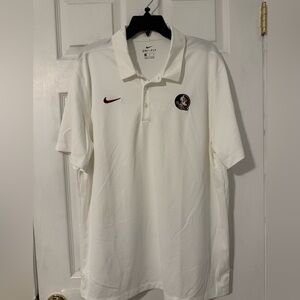 Nike Dri-FIT Florida State Seminoles White Polo Shirt